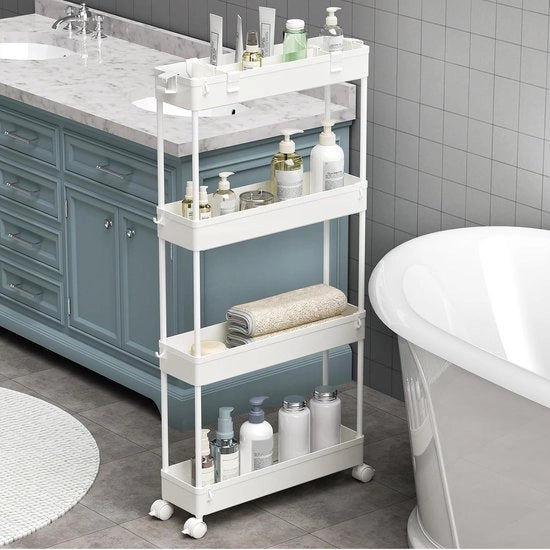 Trolley a 4 livelli per cucina Trolley rotante