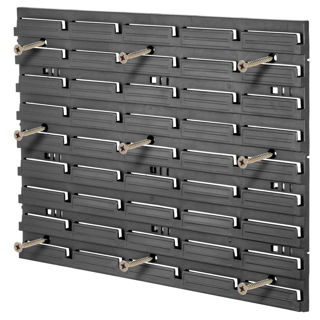 Parete attrezzata KADAX per officina, 117x78 cm, con 90 scomparti