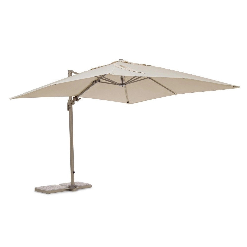 Ombrellone braccio alluminio Saragozza cm 300 x 300 x 255