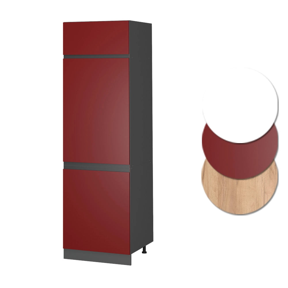 Vicco Mobile alto Rosso 60 cm Forma a J