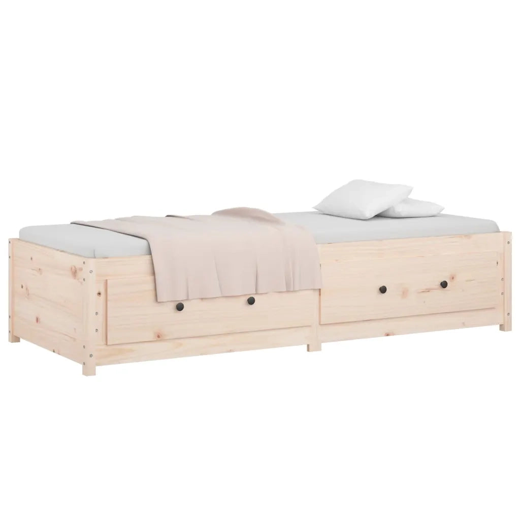 Dormeuse senza Materasso-Divano Letto-Struttura Letto 80x200 cm in Legno Massello di Pino 291595