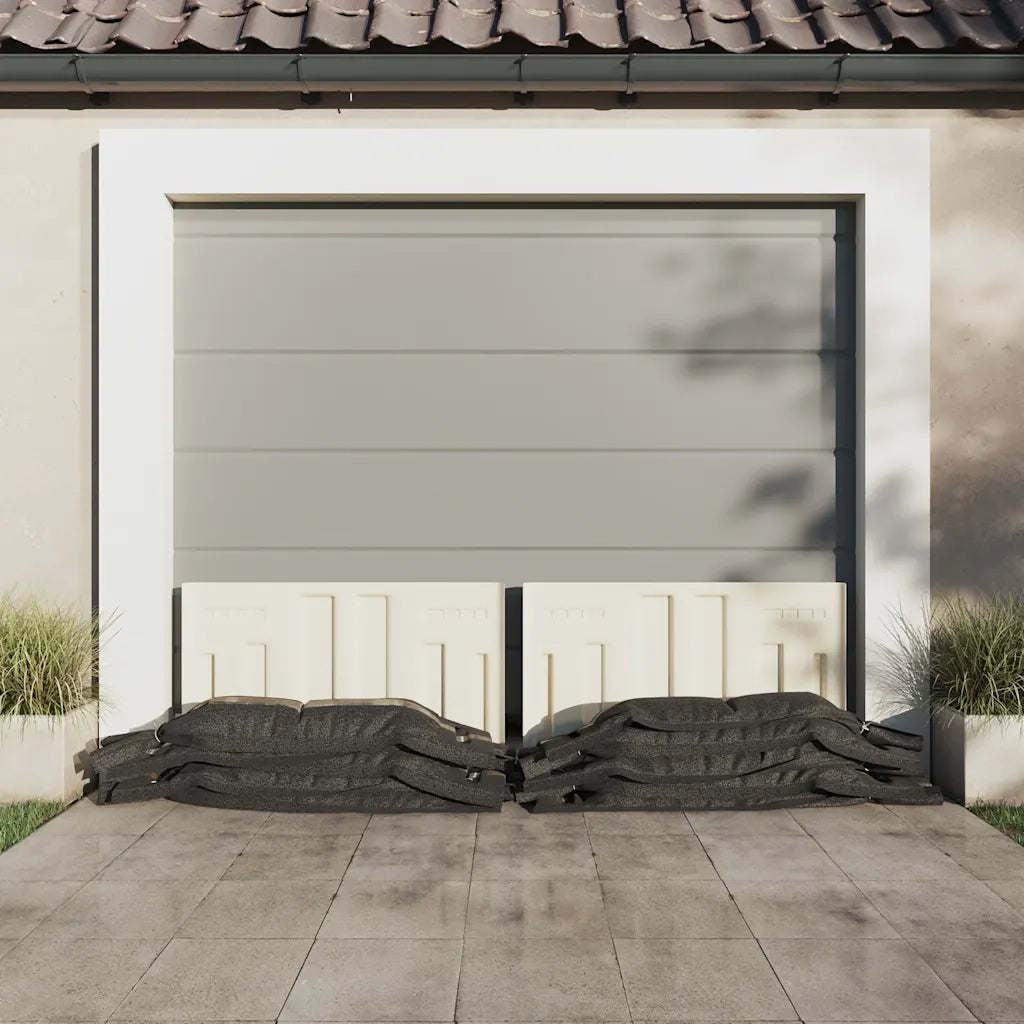 Sacchi di Sabbia 10 pz Verde Scuro 103x25 cm in HDPEcod mxl 94302