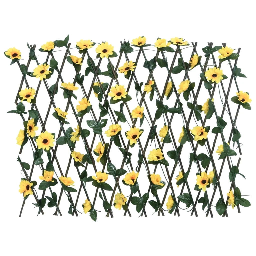 Traliccio Edera Artificiale Espandibile 5 pz Giallo 180x60 cm CFW2298581