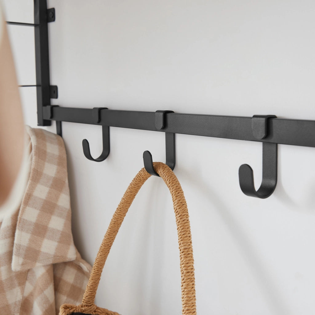 Appendiabiti da parete Loft Artisan con mensola e ganci