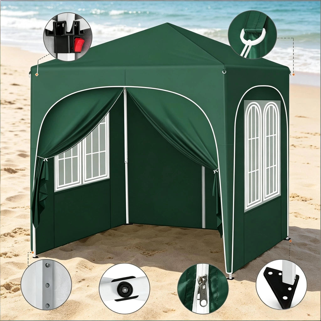 Gazebo outdoor chic protezione per eventi tenda per feste gazebo per giardino patio (solo con gazebo)