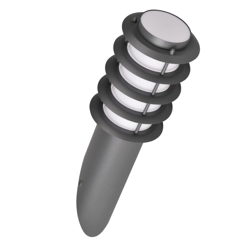 Applique esterno inclinato grigio E27 IP44 Serena Polux