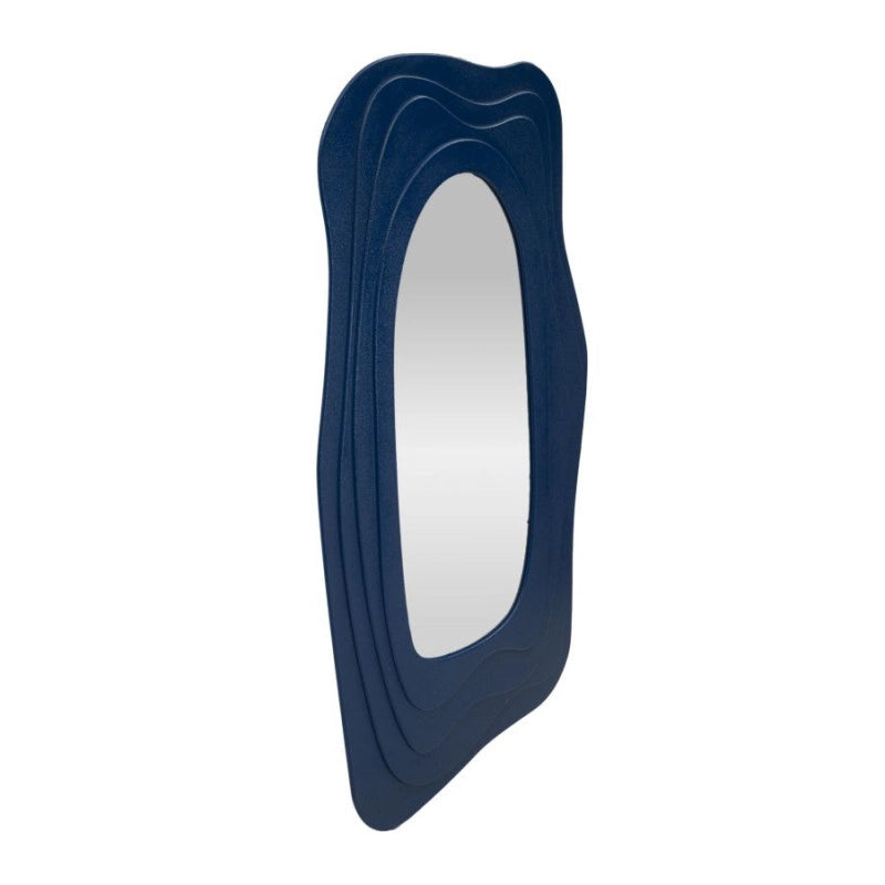 Specchio Da Muro Dafne Blu cm 90x4x165