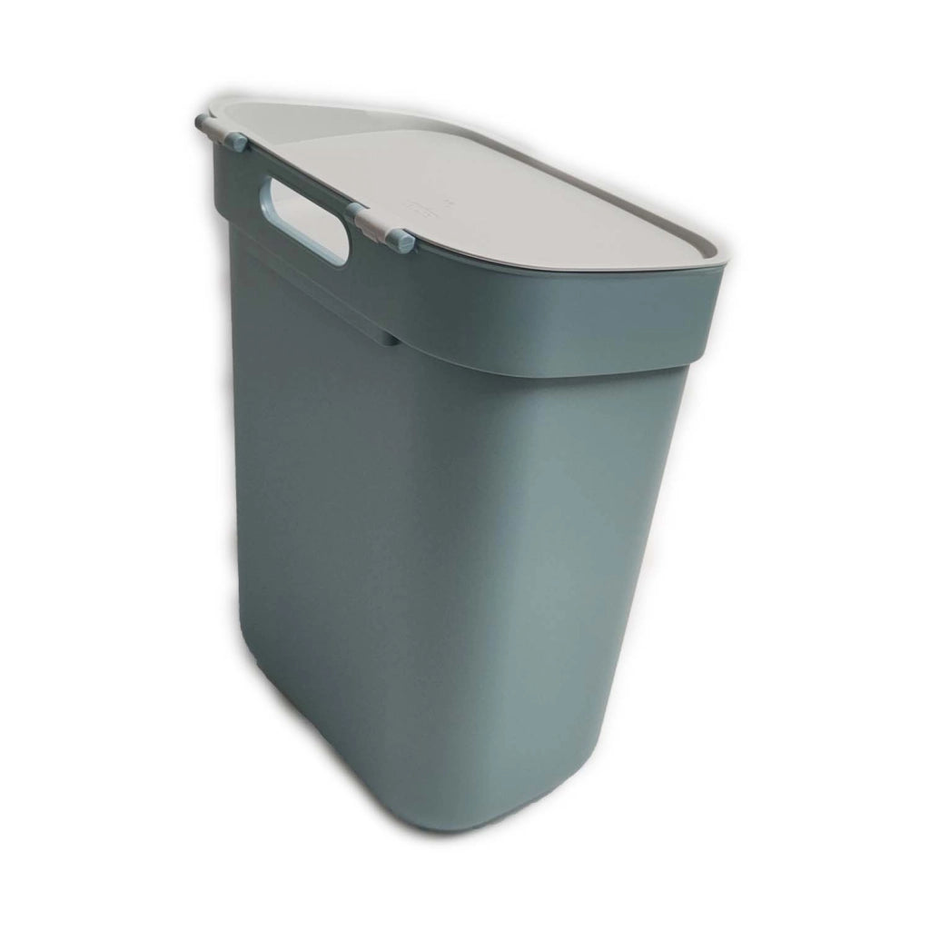 PATTUMIERA CURVER READY GRIGIO / AZZURRO LT. 10 CON FERMA BUSTA