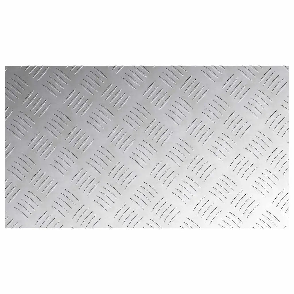 Gradini per Scale 2 pz | Tappetini per scale autoadesivi Argento 70 x 40 cm Alluminio