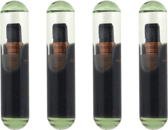 Chiave elettronica ID48 (T6) per veicoli con codifica zero nera - Van de Spaander.