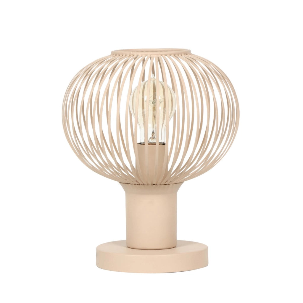Lampada da tavolo loft sabbia sfera Ø23 E27 GILA Trio