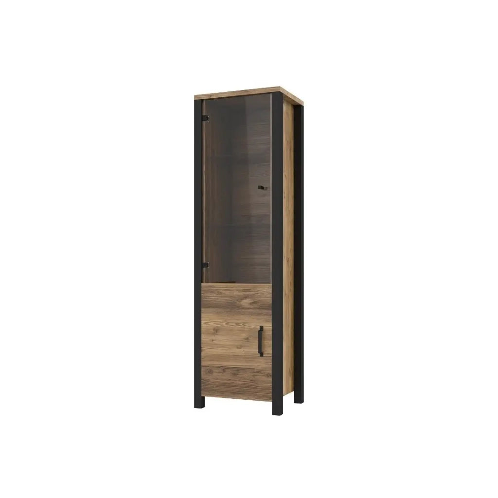 Set di 6 mobili da salotto DARWIN - Abete e nero