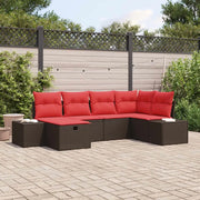 Set di divani 4 pz polyrattan 3360715