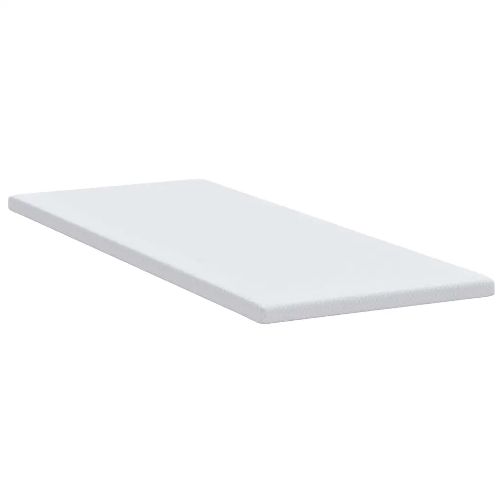 Topper per materasso Bianco 80 x 200 cm Tessuto Jacquard 4106221