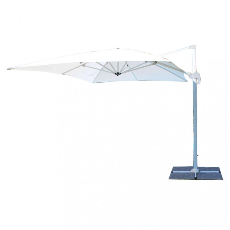 OMBRELLONE SATURNO BIANCO P/L 3 X 3 TELO BIANCO