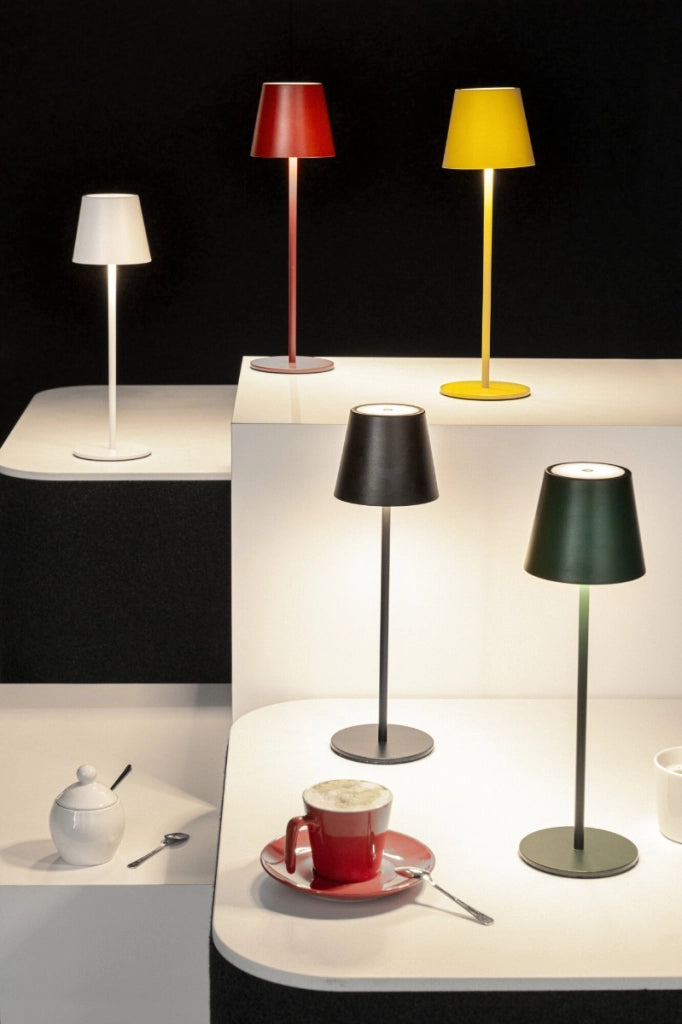 Lampada da tavolo INITA Kanlux nera wireless LED 1,2W