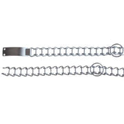 COLLARE A SCALETTA PESANTE - ACCIAIO NICHELATO CM 55- 12 pezzi