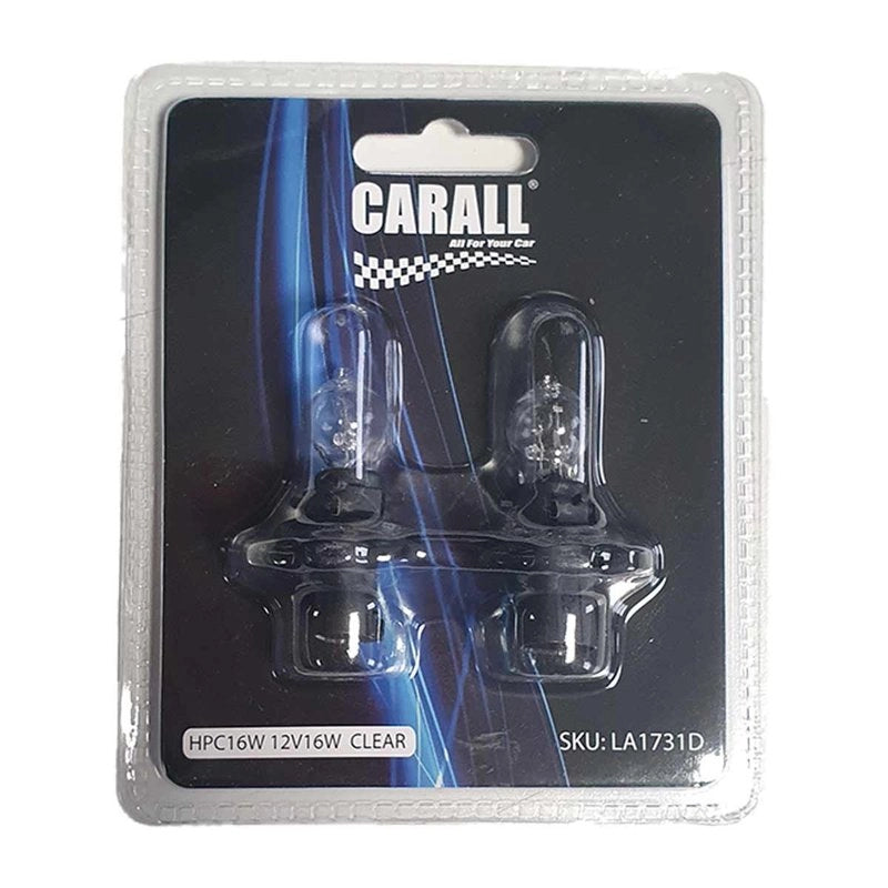 2 PZ Lampada Alogena HPC16W 12V 16W Trasparente Luci Posizione Segnalazione