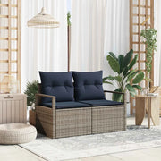 Divano da giardino con cuscino 120 x 62 x 69 cm. polyrattan 42006759
