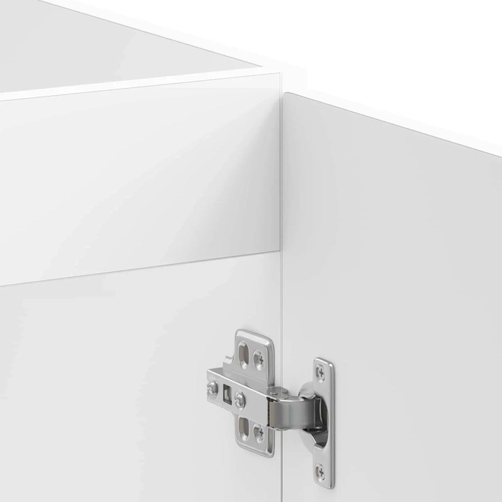 Mobiletto per Lavabo | Armadio Lavabo Porto 2 pz Bianco Legno multistrato