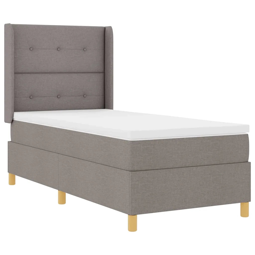 Letto a molle con materasso Talpa 140 x 200 cm Tessuto