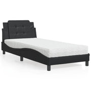 Giroletto senza Materasso Zadar Nero 90x200 cm in Similpelle