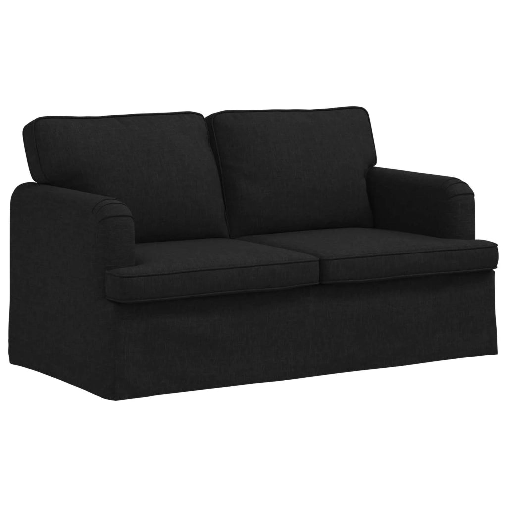 Divano Nero 144 x 80 x 85 cm Tessuto 42024485