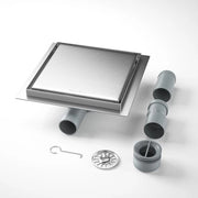Drain per doccia a doppia funzione - 20cm - Impermeabile - Filtro capelli - Adatto per docce