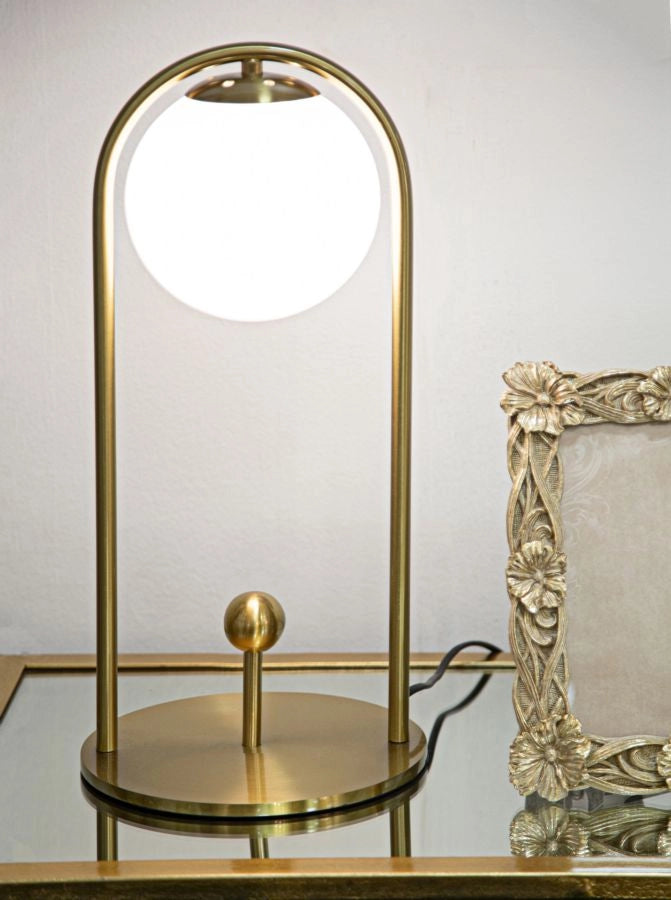 LAMPADA DA TAVOLO GLAMY ARC -A- CM Ø 21X47