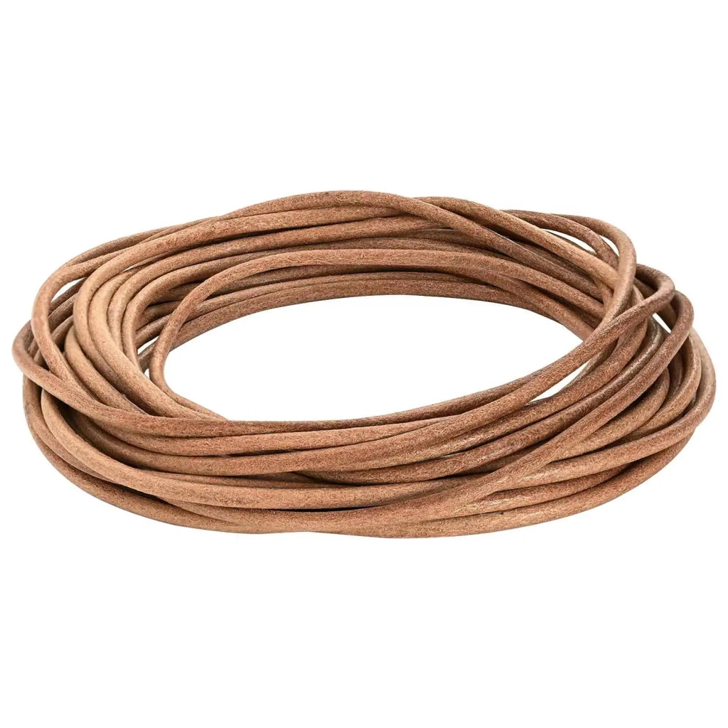 Cordino in Pelle Marrone ?4 mm x 10 m Pelle CFW4758287