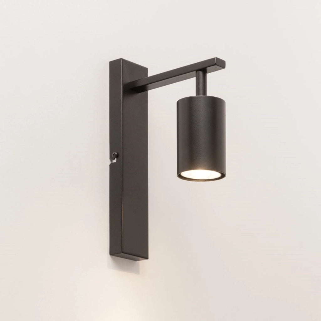 Applique moderna nera Vendo GU10 12W Sigma Lighting