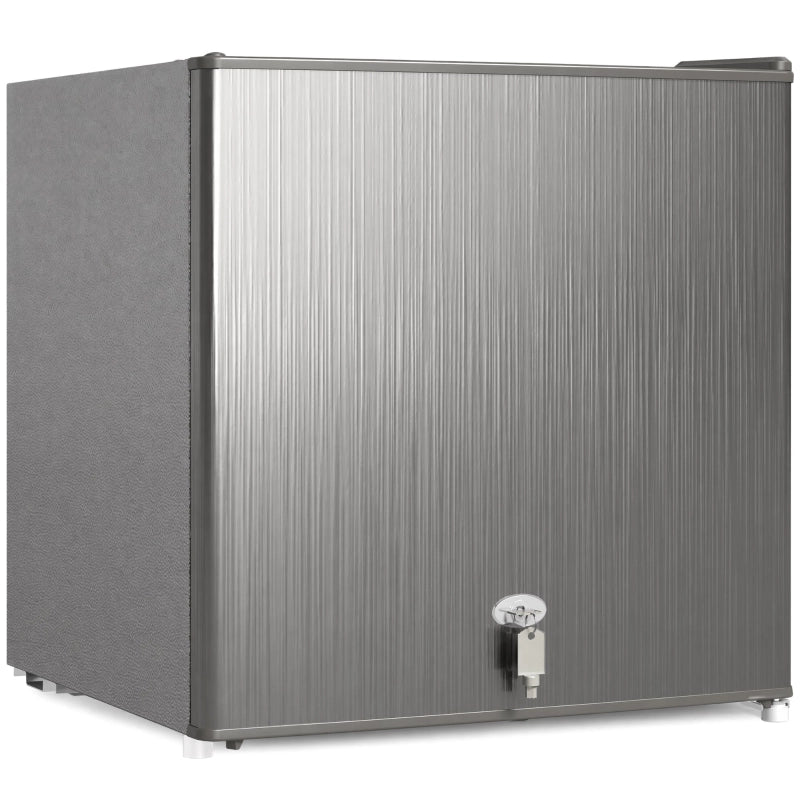 Mini congelatore elettrico da 35 L, contenitore congelatore a libera installazione da 161 W, dimensioni 47 x 44,2 x 48,8 cm, colore grigio.