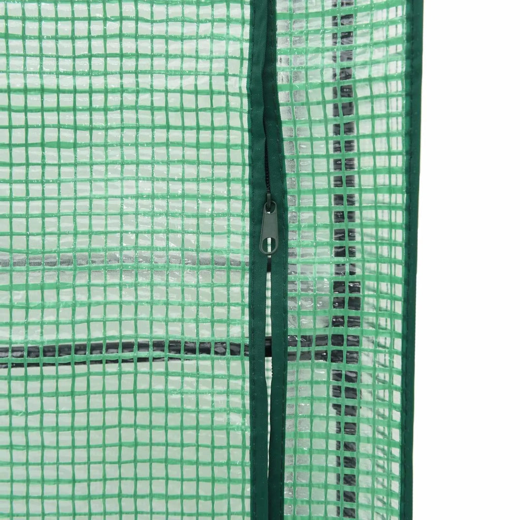 Vaso da Giardino con Copertura per Serra e Ruote 2 pz Nero PP 3422980