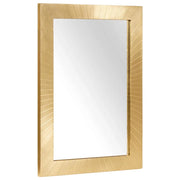 Specchio da bagno con specchio Nero e Oro 50 x 2,5 x 70 cm 4017859