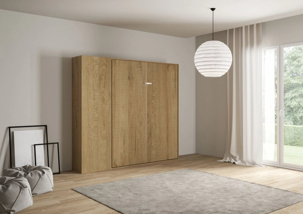 Letto Matrimoniale a Scomparsa Salvaspazio Kentaro H210 cm Marrone