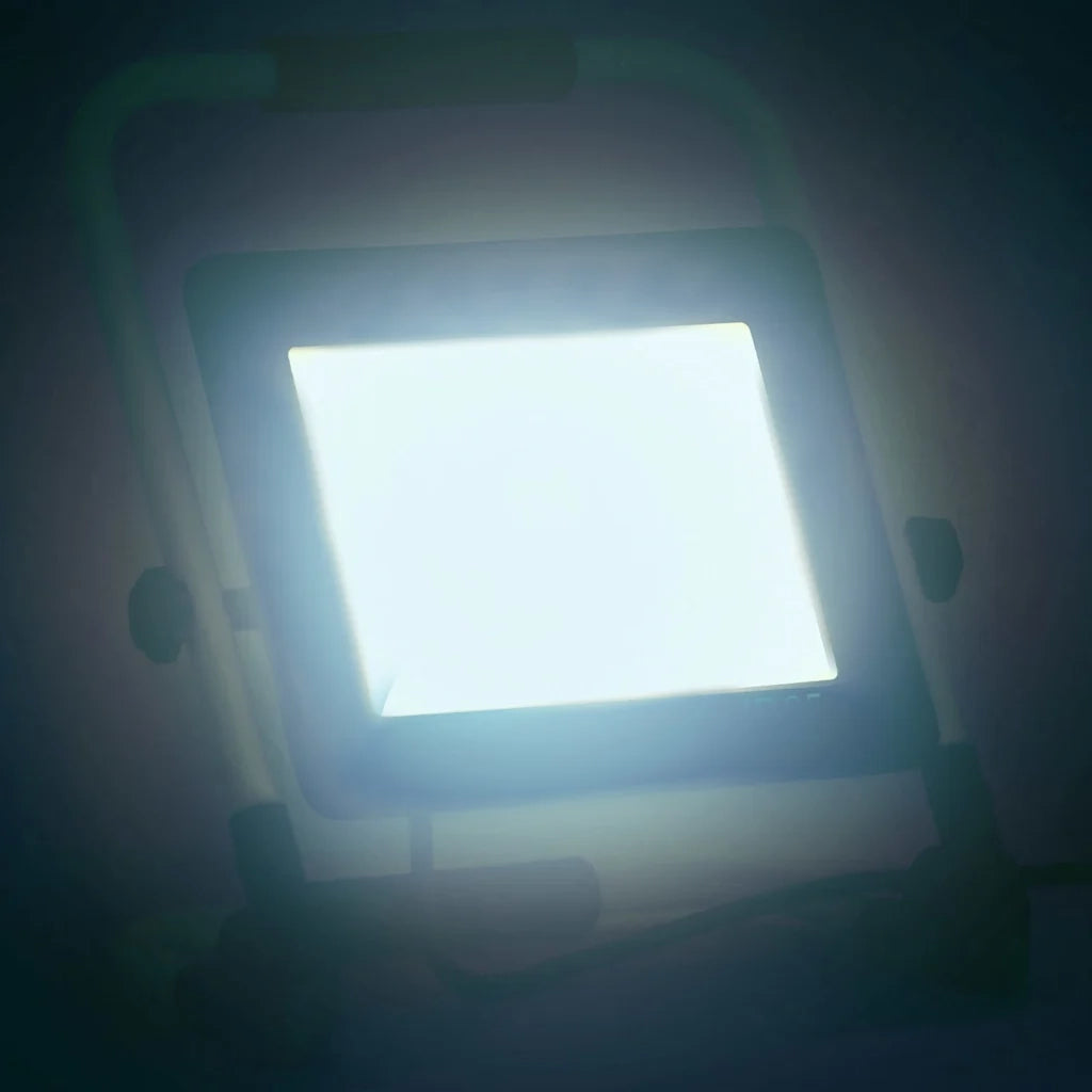 Faretto a LED con Maniglia 100 W Bianco Freddo 149642