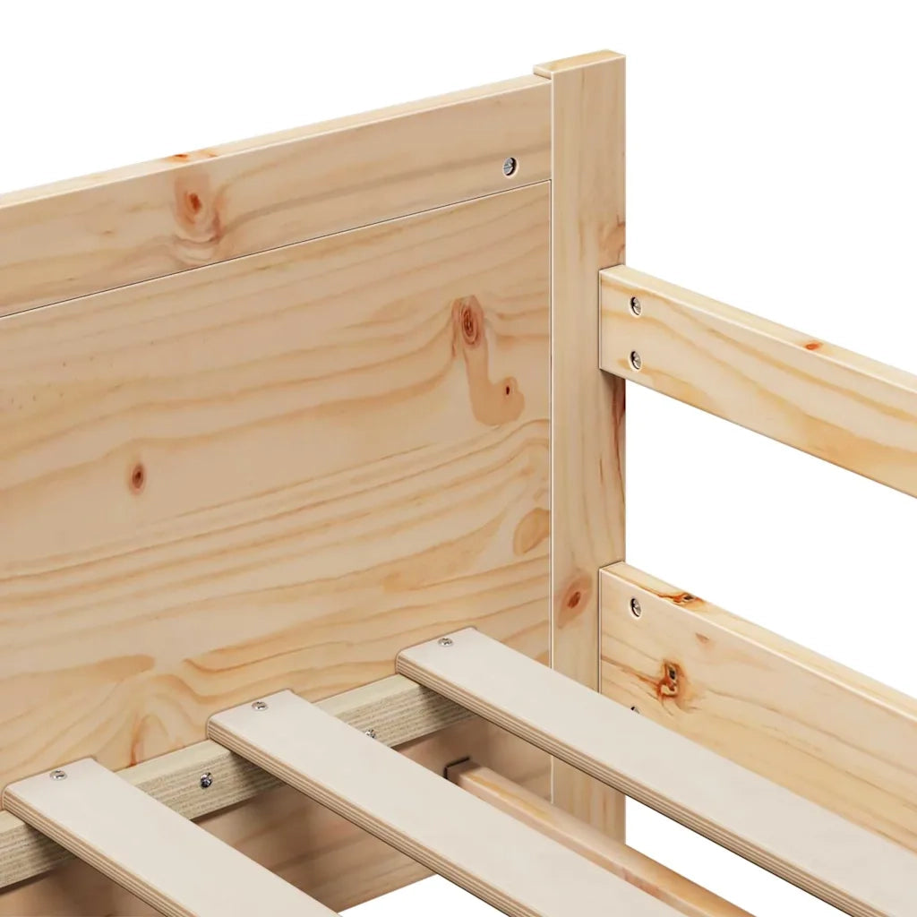 Struttura del letto-Giroletto Marrone 80 x 200 cm Legno multistrato 829183