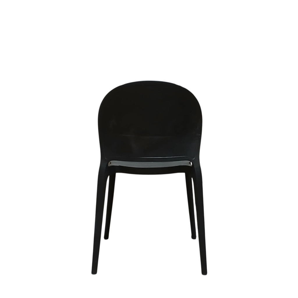 SEDIA INES 54X48XH81CM NERA.