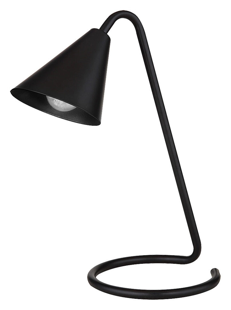 Lampada da tavolo industriale nera E14 Monty Rabalux