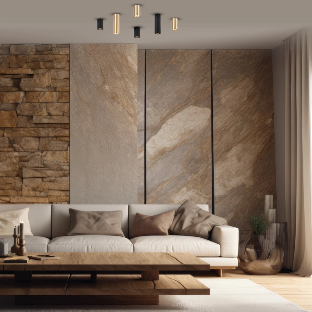 Spot da soffitto oro tondo 20cm GU10 8W Genesis Milagro