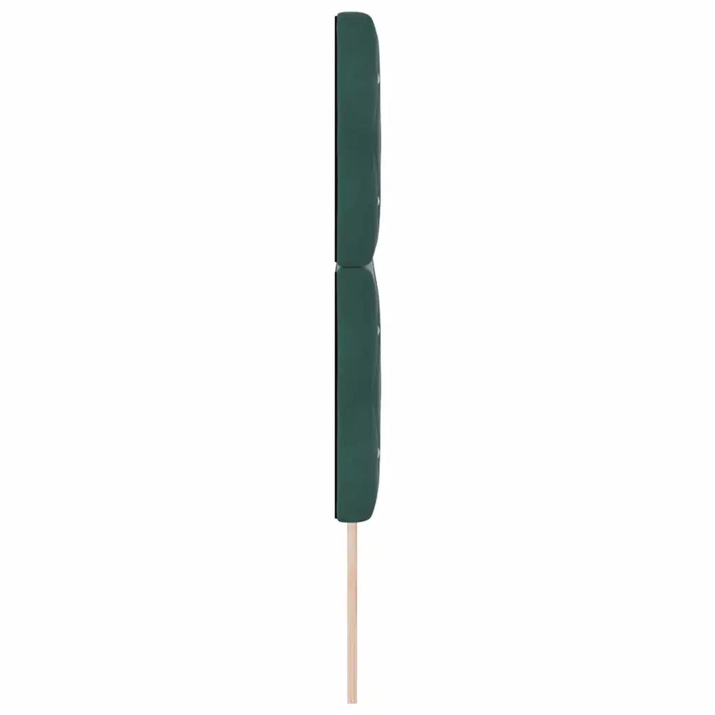 Testiera LED con strisce LED Verde Scuro 144 cm Velluto 3338363