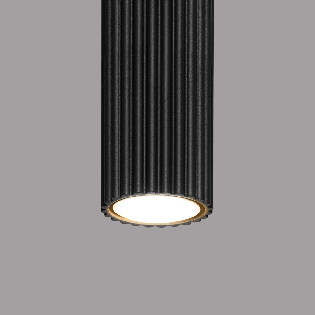 Lampada da soffitto KARBON 30 nero