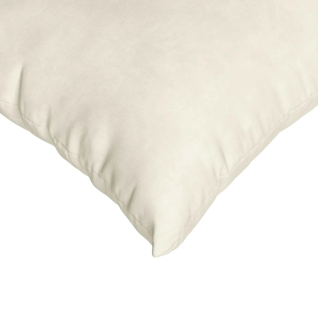 Cuscini da Divano 2 pz-Set di 2 Cuscini per Sofa Crema 70 x 50 cm Tessuto in Cords 194088