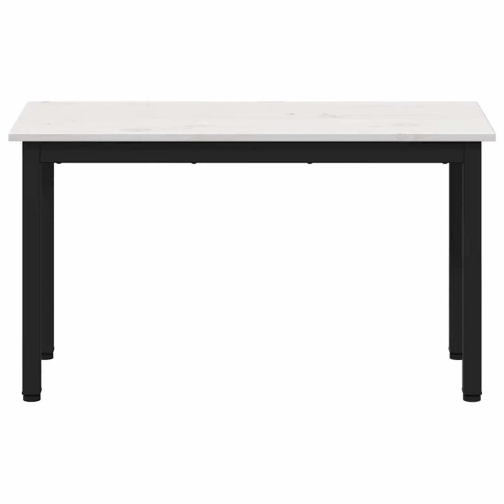 panchina Bianco 80 x 35 x 45 cm Pino massello 892772