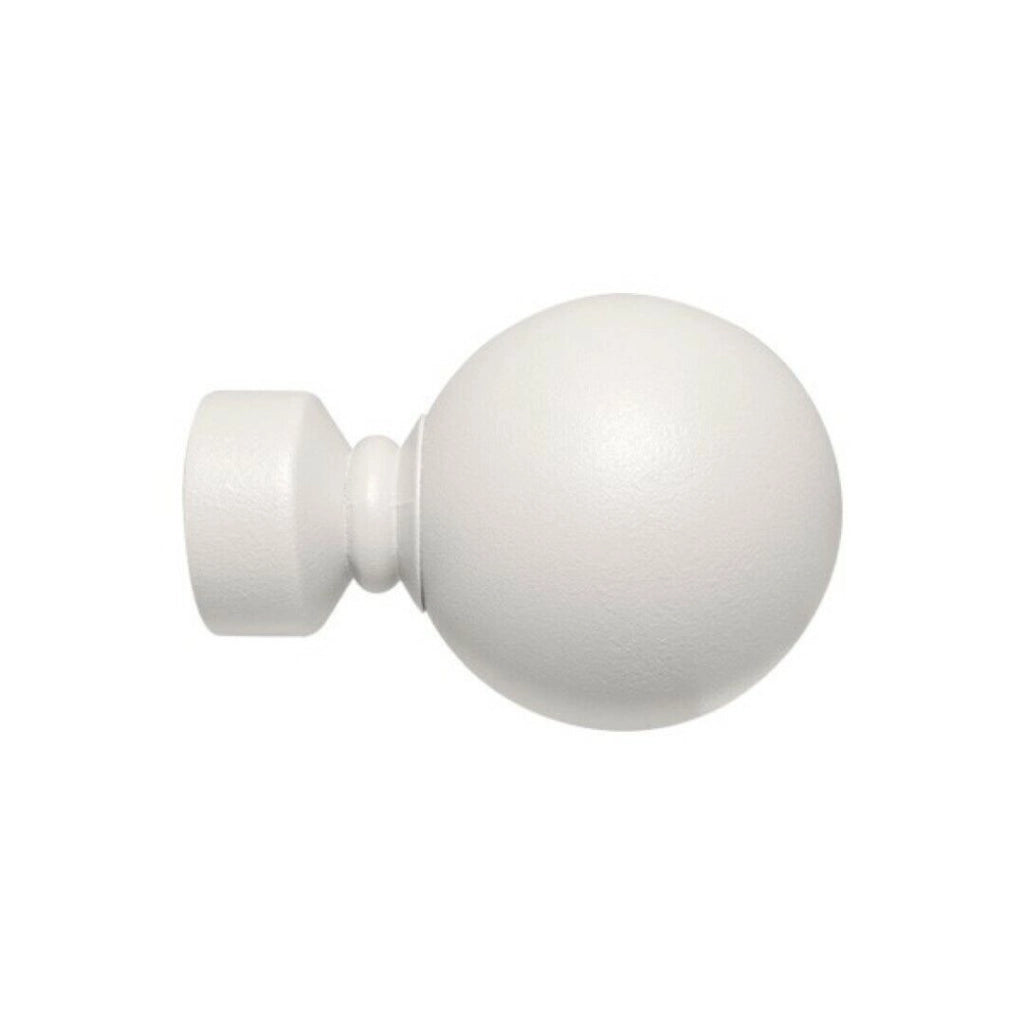 Terminale Ø28 Ball Bianco - Emmebi