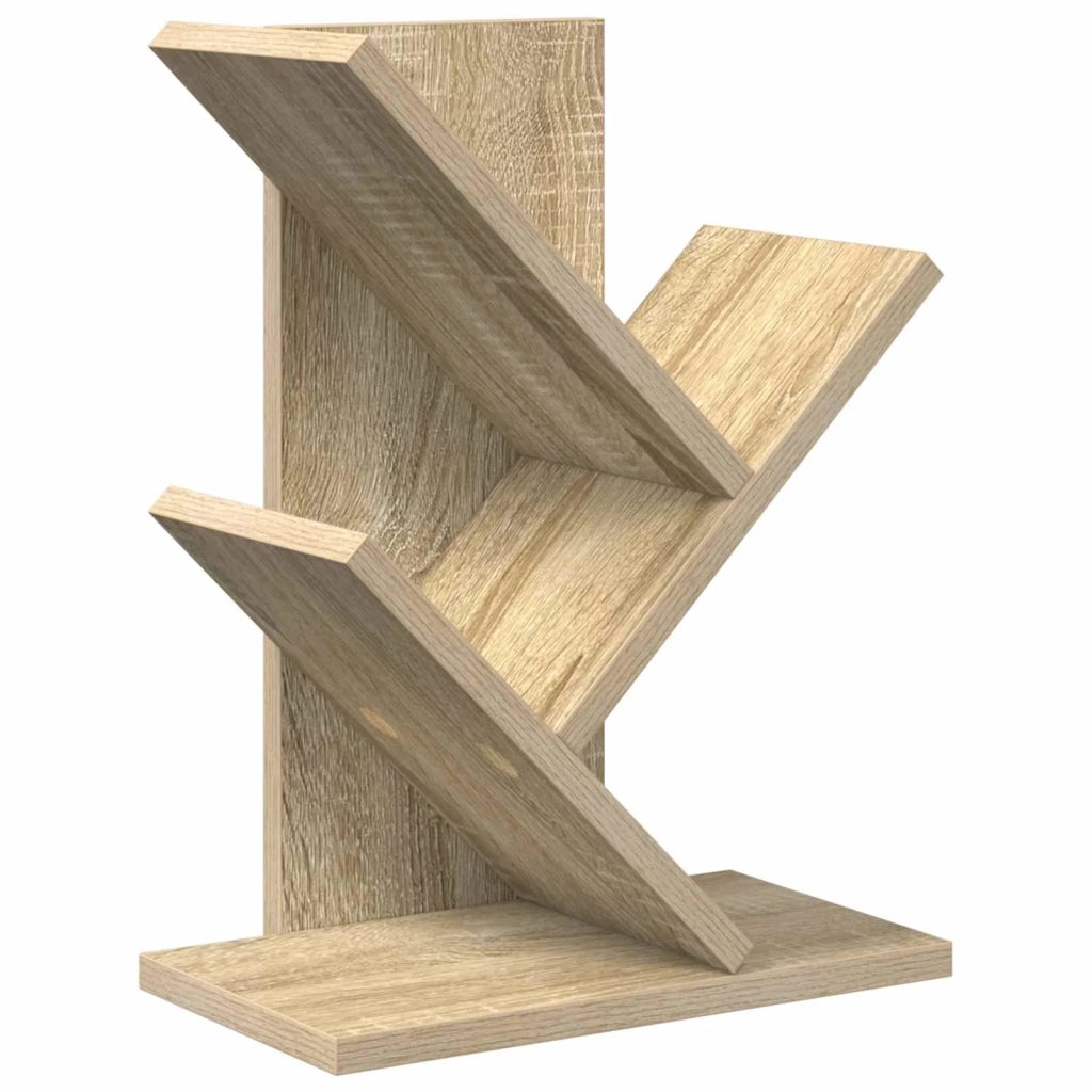 Scaffale per Libri a Forma di Albero 3 Strati 30 x 18 x 40 cm 8012350