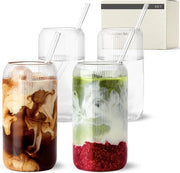 Set di bicchieri acqua 450 ml – Bicchieri ondulati per acqua, succo e bibite