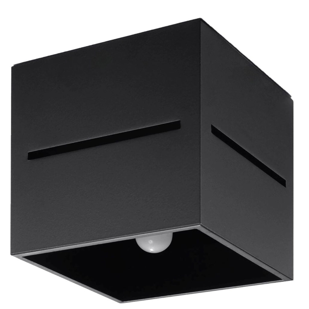 Lampada a soffitto LOBO nero