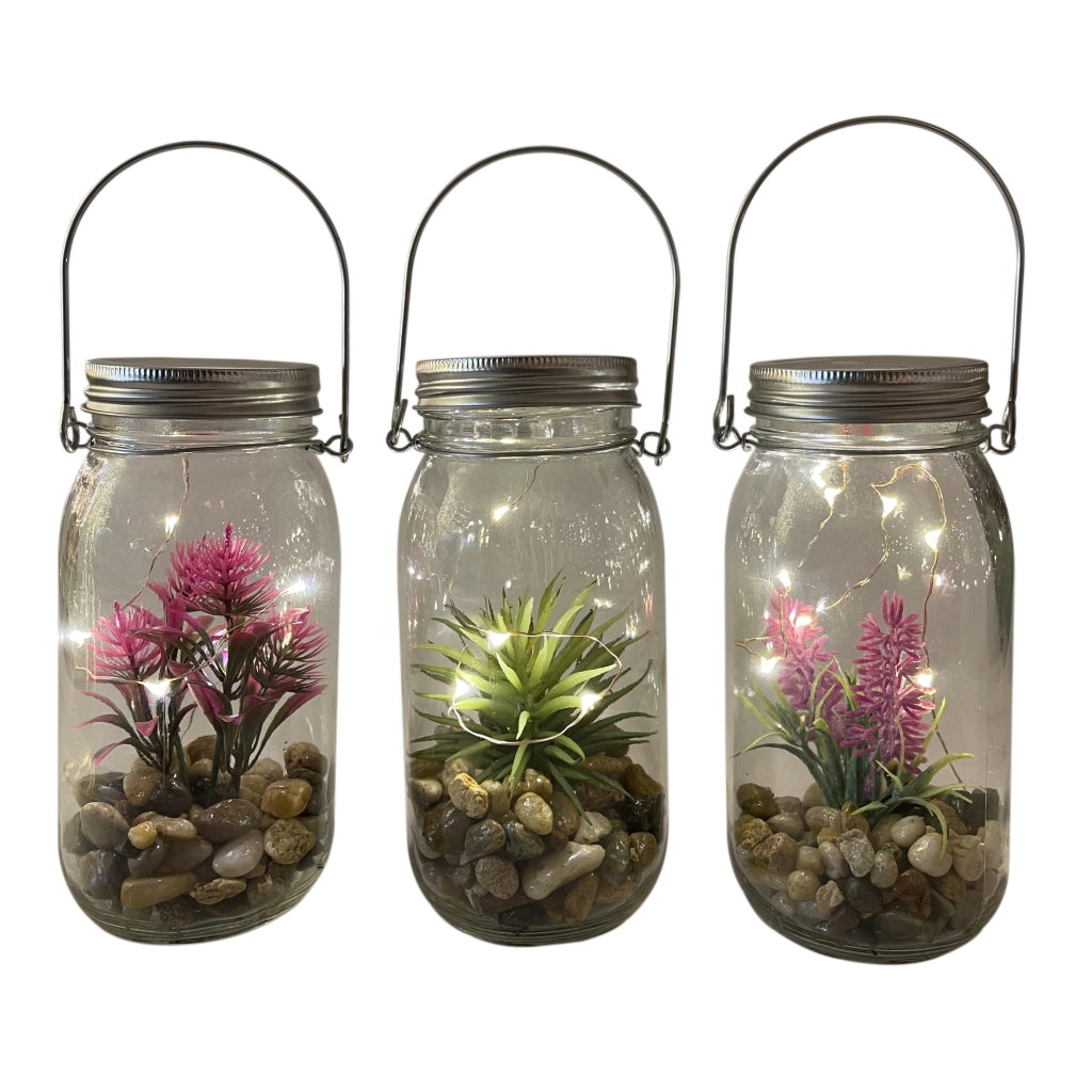 BARATTOLO GARDEN D.9XH17CM CON LED.