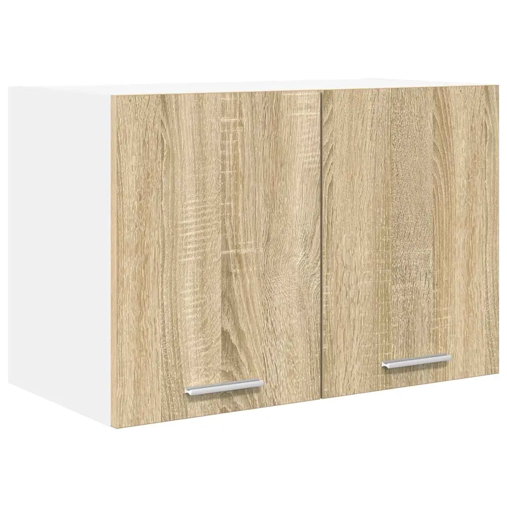 Armadio pensile 2 pcs Quercia Sonoma e Bianca 60 x 31 x 40 cm 884167